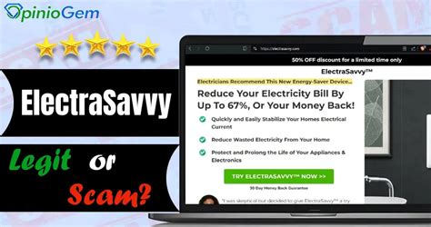 electra savvy energy saver scam.